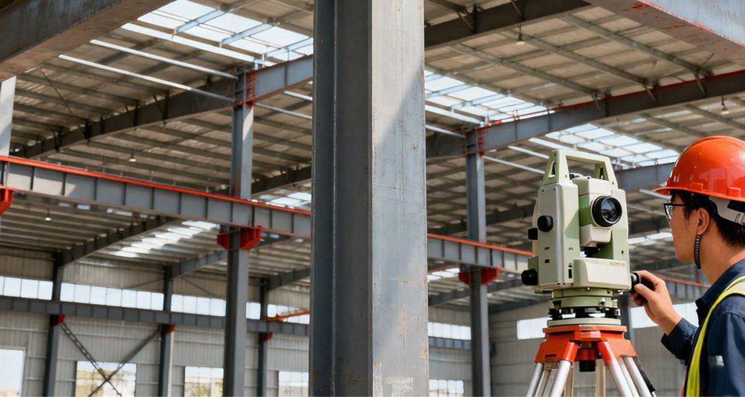 Dimensional control survey for mechanical equipment installation by Storm Spatial